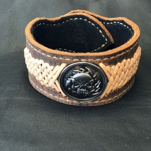 Mens Leather Cuff